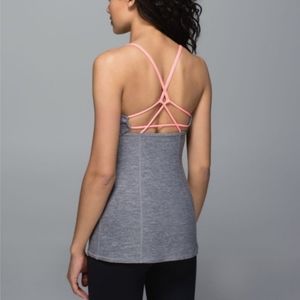 SOLD ✨[Lululemon] Dancing Warrior Tank Slate Grapefruit 6